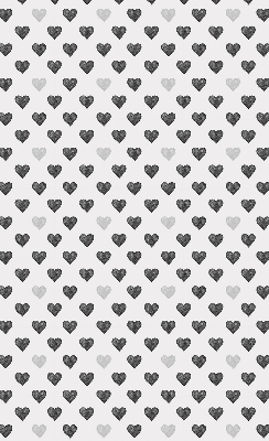 Fabric roller blind Dark Hearts