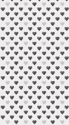 Fabric roller blind Dark Hearts