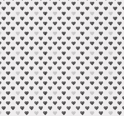 Fabric roller blind Dark Hearts