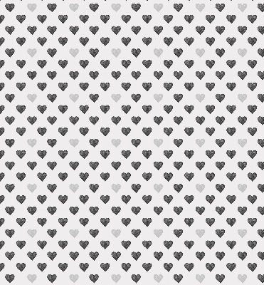 Fabric roller blind Dark Hearts