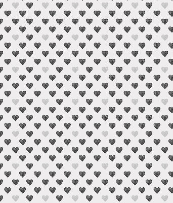 Fabric roller blind Dark Hearts