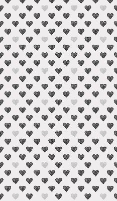 Fabric roller blind Dark Hearts
