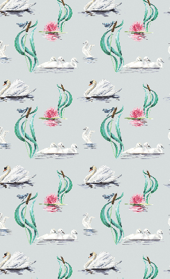 Modern roller blind Swans and ducks