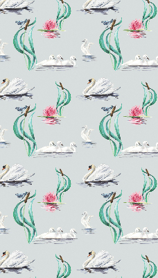 Modern roller blind Swans and ducks