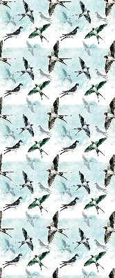 Fabric roller blind Swallows