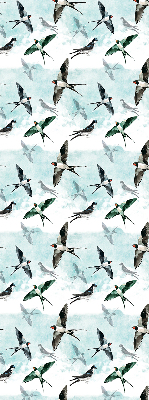 Fabric roller blind Swallows