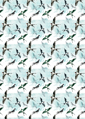 Fabric roller blind Swallows