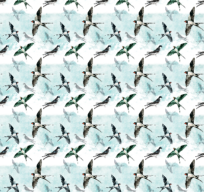 Fabric roller blind Swallows