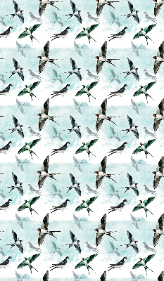 Fabric roller blind Swallows