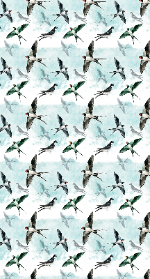 Fabric roller blind Swallows