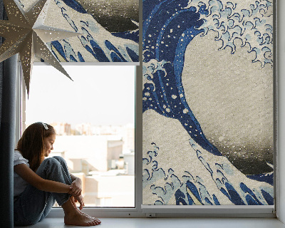 Modern roller blind Wave