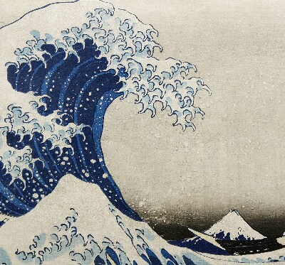 Modern roller blind Wave