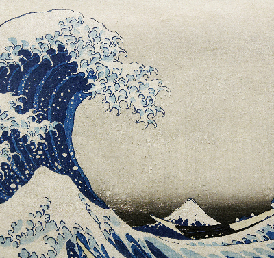 Modern roller blind Wave
