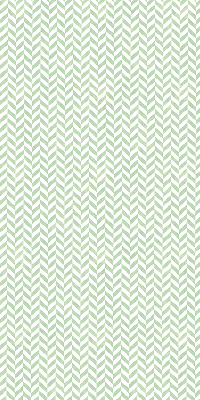 Roller blind for large window Green herringbone