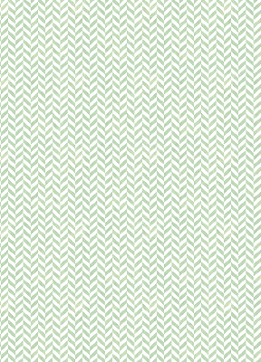 Roller blind for large window Green herringbone