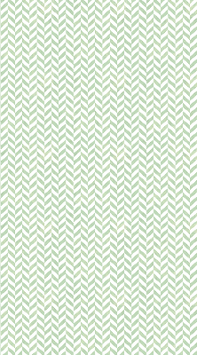 Roller blind for large window Green herringbone