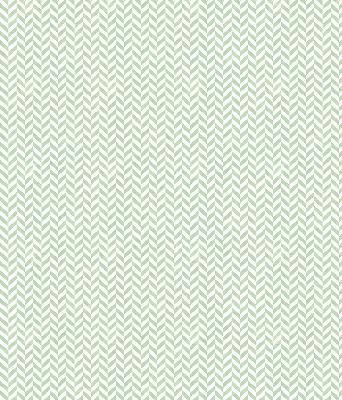 Roller blind for large window Green herringbone