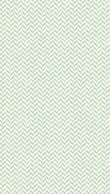 Roller blind for large window Green herringbone