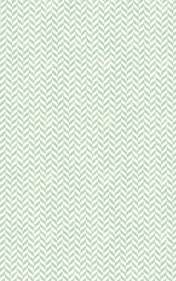 Roller blind for large window Green herringbone