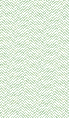 Roller blind for large window Green herringbone