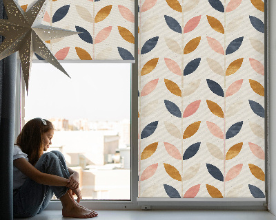 Modern roller blind Leaves
