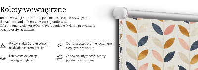 Modern roller blind Leaves