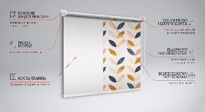 Modern roller blind Leaves