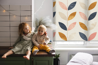 Modern roller blind Leaves