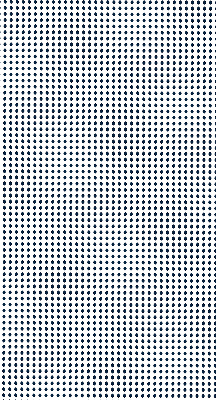 Roller blind for large window Black ovals
