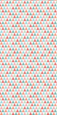 Fabric roller blind Colorful triangles