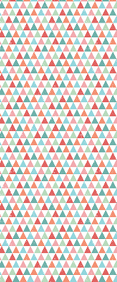 Fabric roller blind Colorful triangles