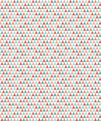 Fabric roller blind Colorful triangles