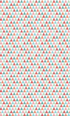 Fabric roller blind Colorful triangles
