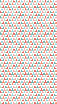 Fabric roller blind Colorful triangles