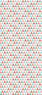 Fabric roller blind Colorful triangles