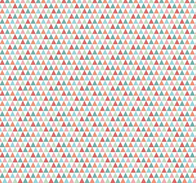 Fabric roller blind Colorful triangles
