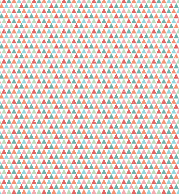 Fabric roller blind Colorful triangles
