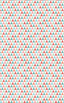 Fabric roller blind Colorful triangles