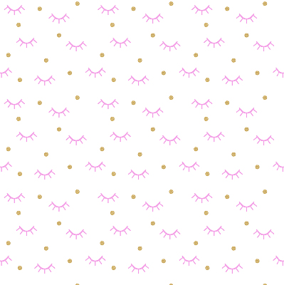 Modern roller blind Drawn eyebrows and dots