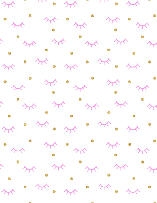 Modern roller blind Drawn eyebrows and dots