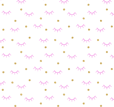 Modern roller blind Drawn eyebrows and dots