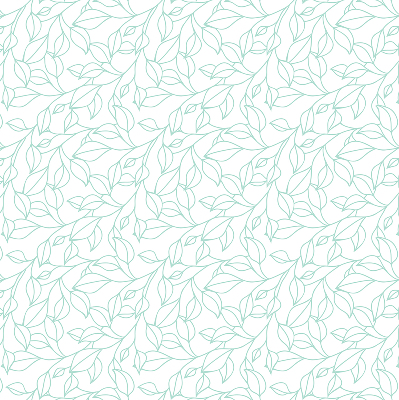 Roller blind for large window Turquoise leaves