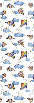 Fabric roller blind Colorful kites
