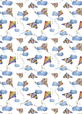 Fabric roller blind Colorful kites
