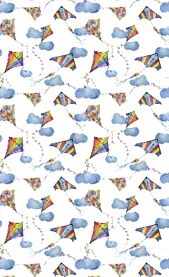 Fabric roller blind Colorful kites