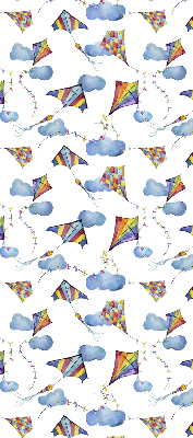 Fabric roller blind Colorful kites