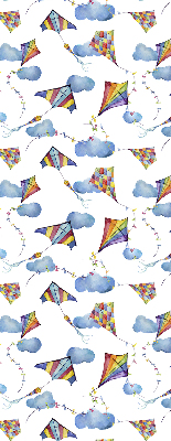 Fabric roller blind Colorful kites