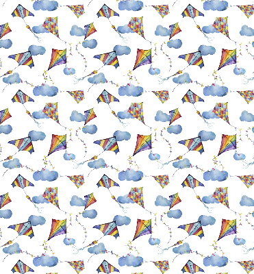 Fabric roller blind Colorful kites