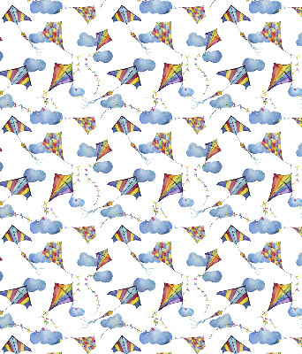 Fabric roller blind Colorful kites