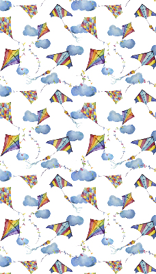 Fabric roller blind Colorful kites